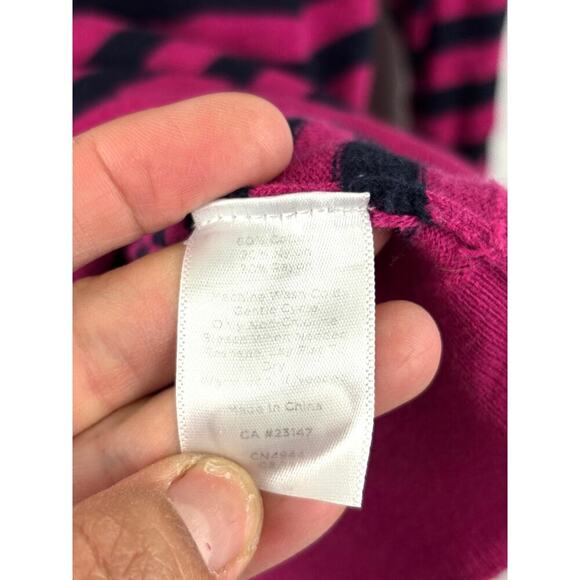 Talbots Pink Striped Long Sleeve Turtleneck Sweater MEDIUM - Picture 4 of 7